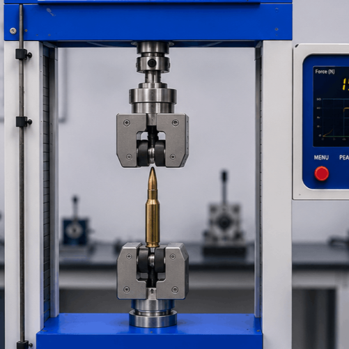 Bullet extraction and seating force testingBullet extraction and seating force testing